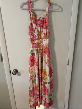 Abel The Label Anthropologie Maxi Dress - Pink & Yellow